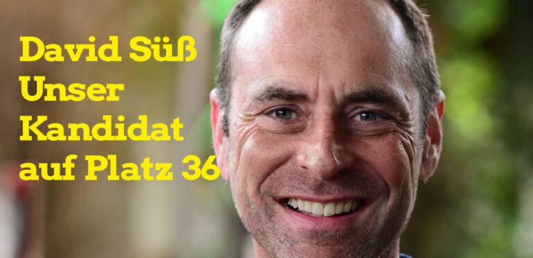 David Süß – Unser Kandidat für den Stadtrat